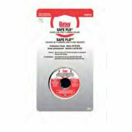 OATEY Oatey Safe-Flo Wire Solder, 113 g Carded, Solid, Silver Gray, 215 to 237 deg C Melting Point 48312